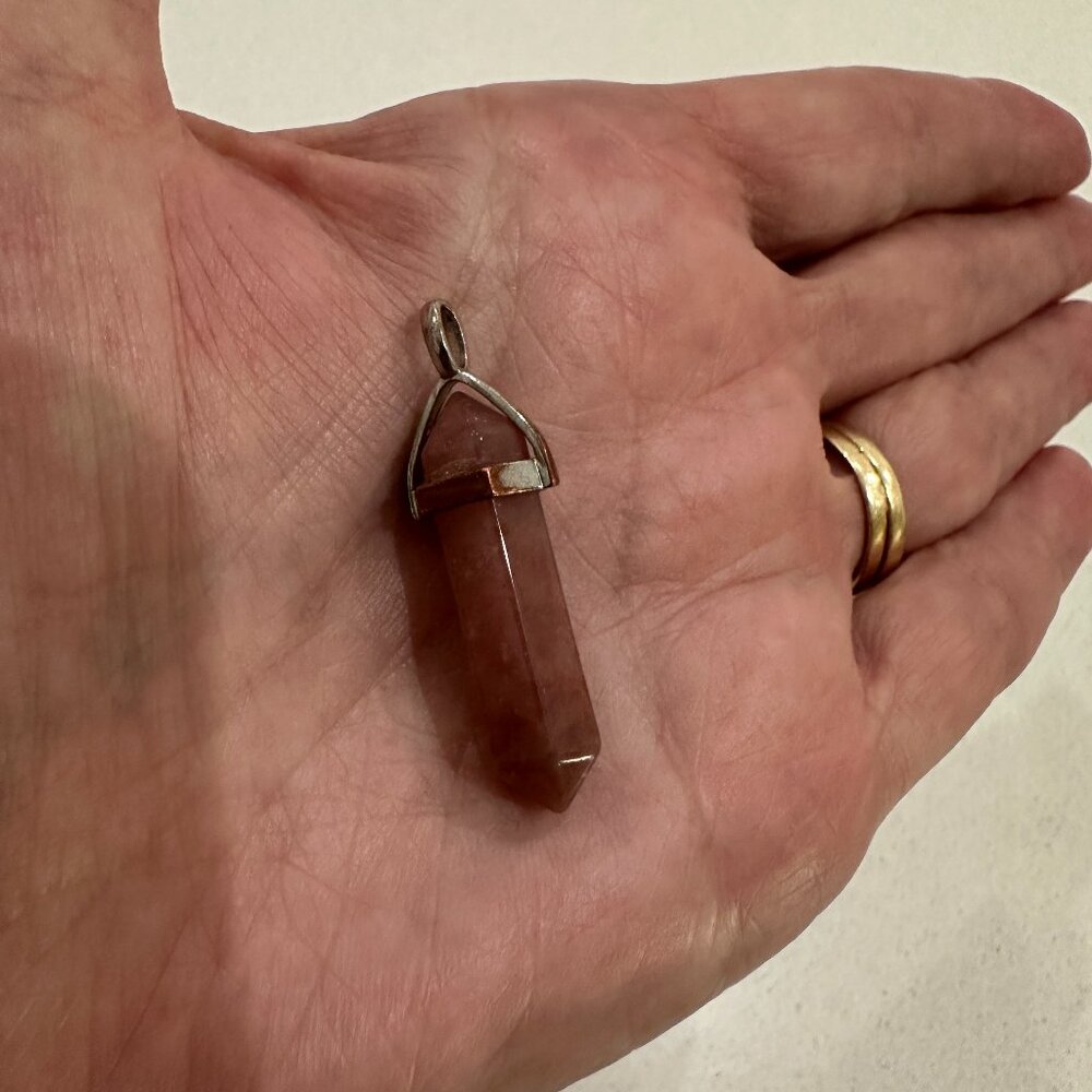 Vintage Quartz Pendant - Picture 2 of 4